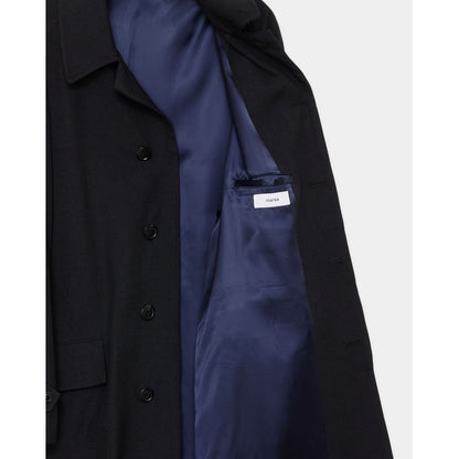 marka Tumbled Wool Serge Raglan Sleeve Coat
