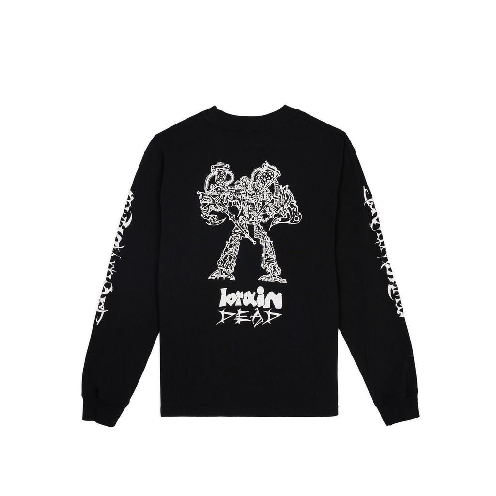 BRAIN DEAD Skull Mech Long Sleeve – MAROON WEBSTORE