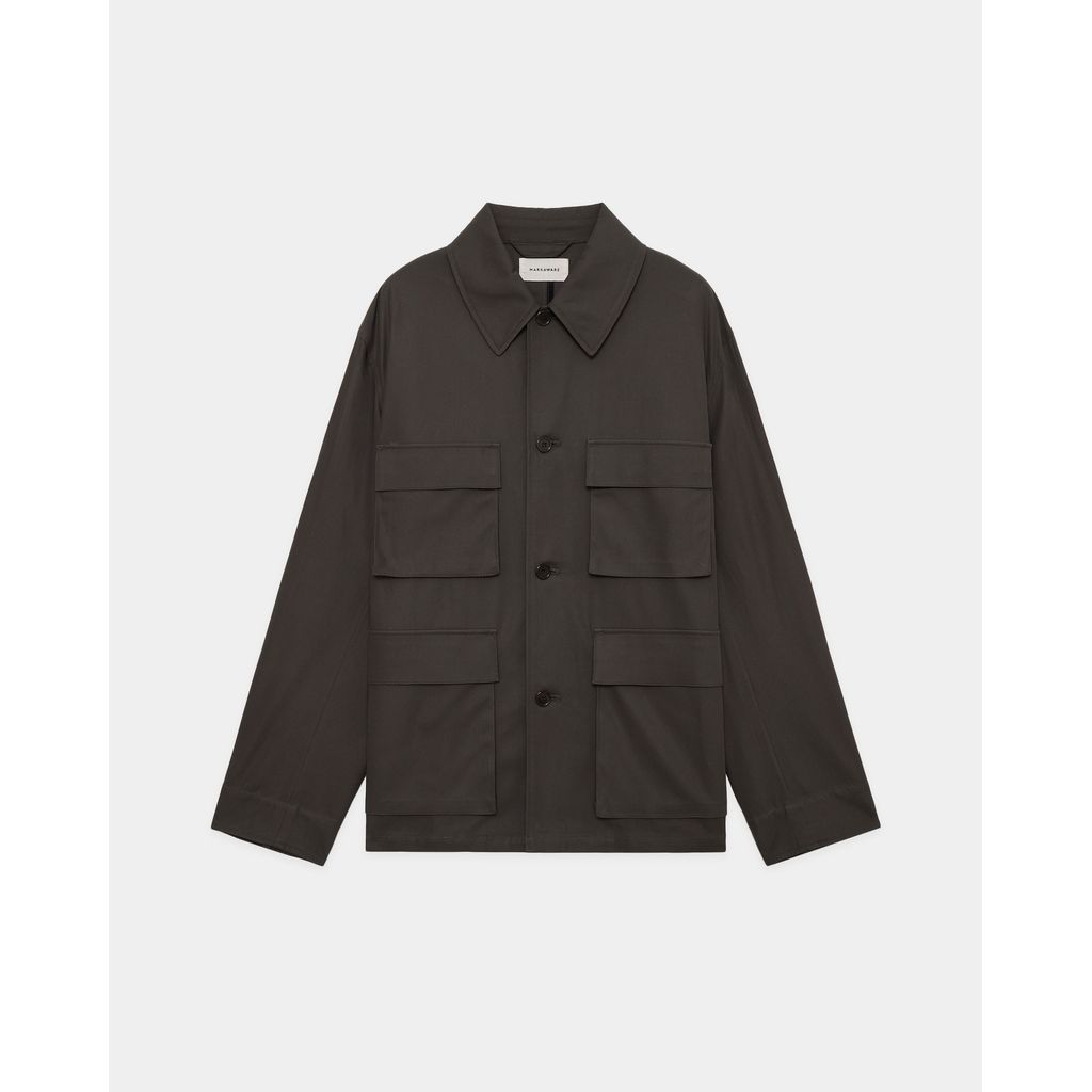MARKAWARE ORGANIC COTTON VOILE YARN TWILL 4POCKETS JACKET