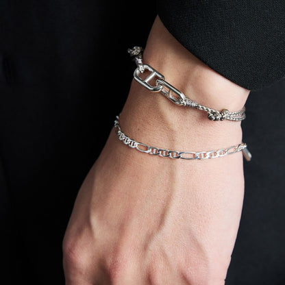 XOLO JEWELRY Figaro Gucci Link Bracelet 4mm 17cm
