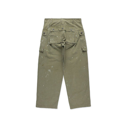 BOW WOW PAINT STAINED USMC P-44 HBT TROUSERS