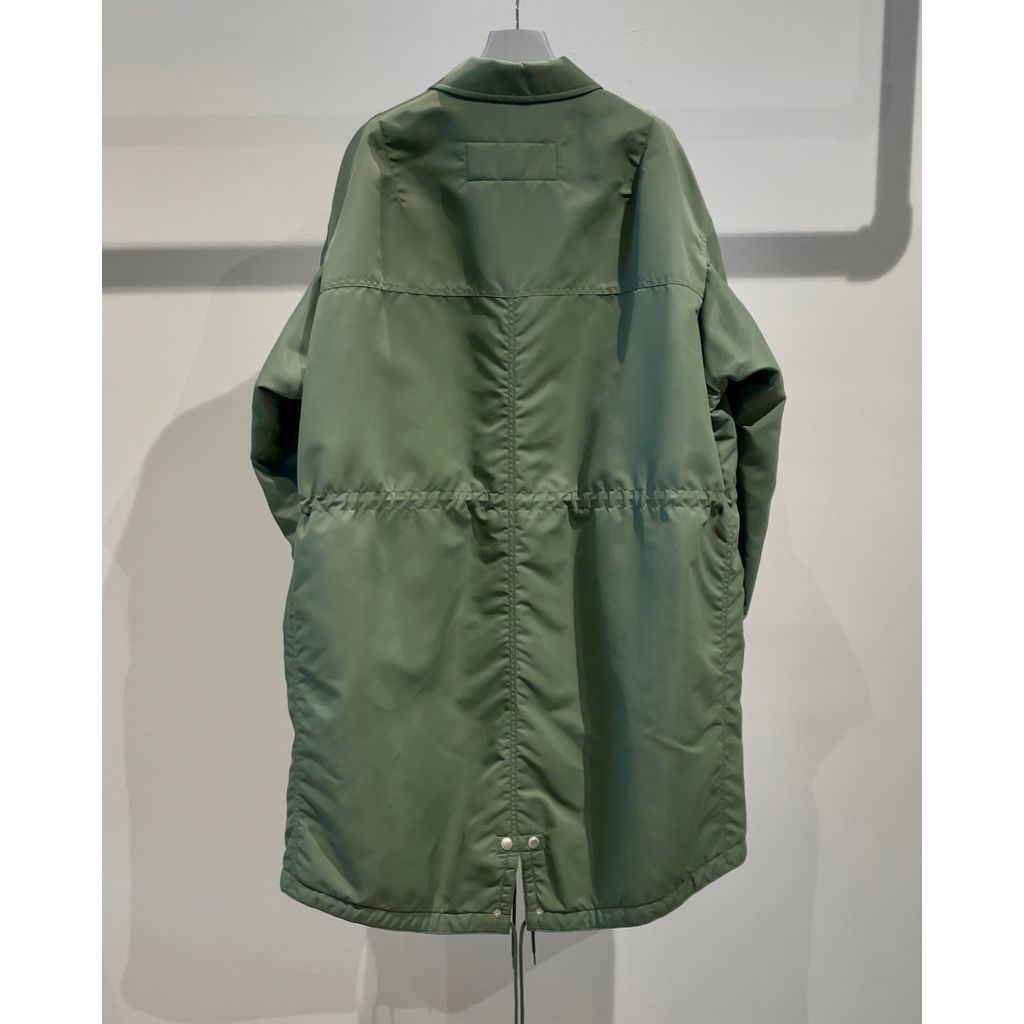 COMME des GARCONS HOMME ナイロンツイル ミリタリーコート(KHAKI)