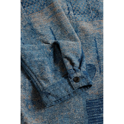 FDMTL BORO JAQUARD HAORI SHIRT 3YR WASH