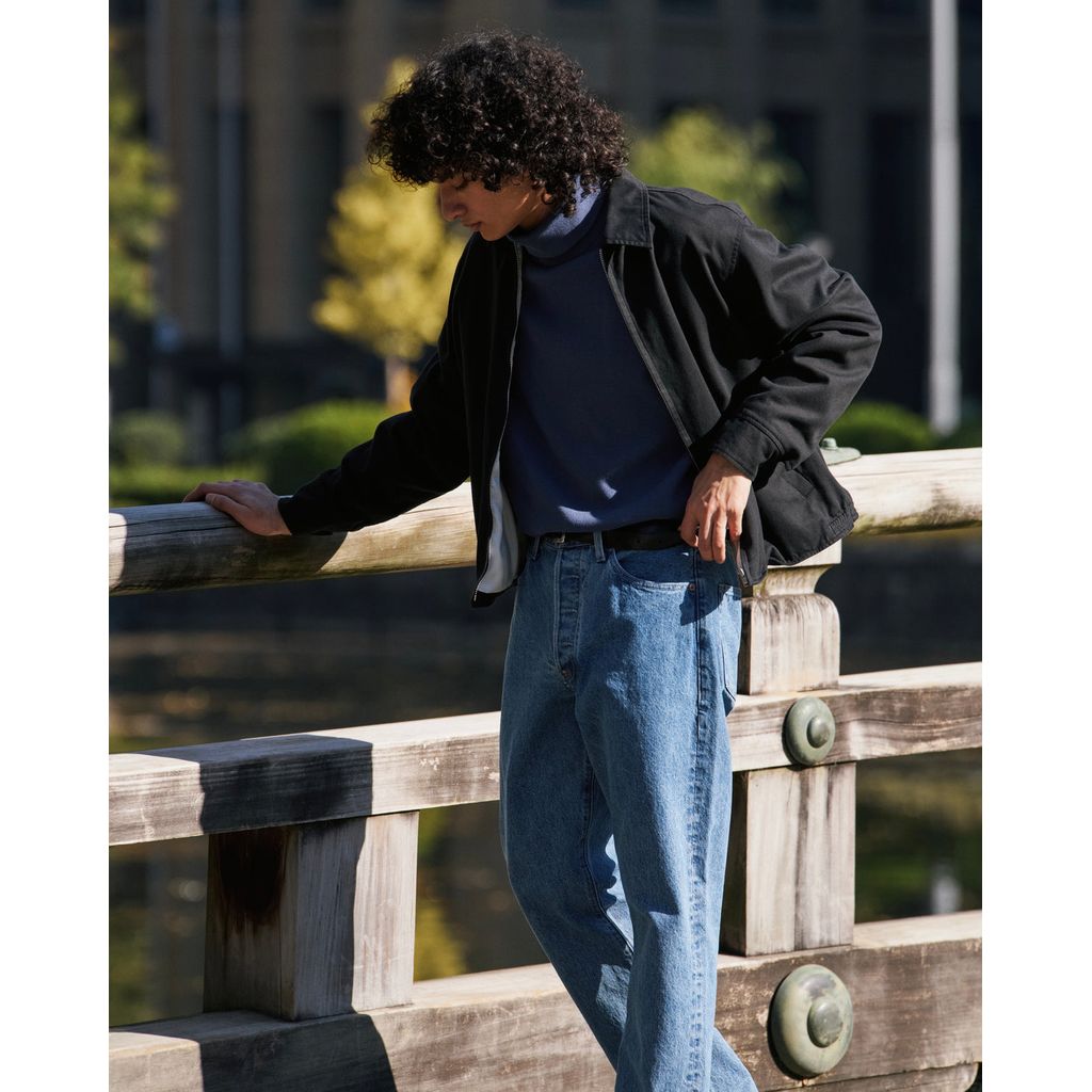 FOUNDOUR MOCK NECK LONG SLEEVE SHIRT