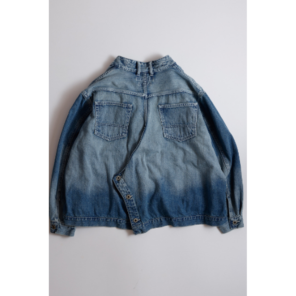 FDMTL FA26JK19U DENIM T-FORM JACKET 3YR WASH
