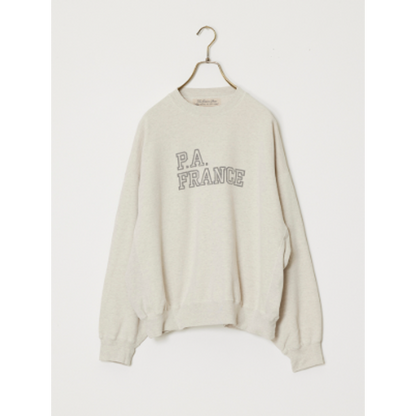 【予約商品】REMI RELIEF SP加工3飛び裏毛クルー(P.A. FRANCE)