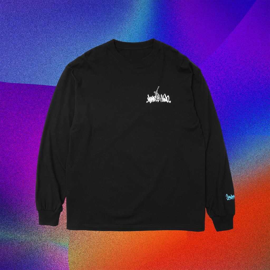 HOMBRE NINO L/S PRINT TEE (SKATE)