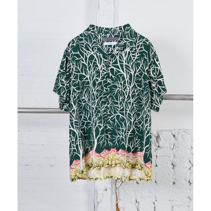 Y's for men × masses SHORT SLEEVE HAWAIIAN BLOUSE
