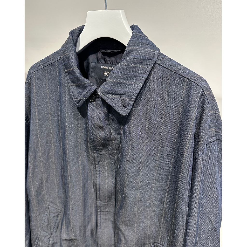 COMME des GARCONS HOMME POLYESTER BROUSON JACKET（NAVY）