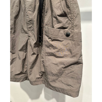 COMME des GARCONS HOMME NYLON TUSSER HALF PANTS（KAHKI）