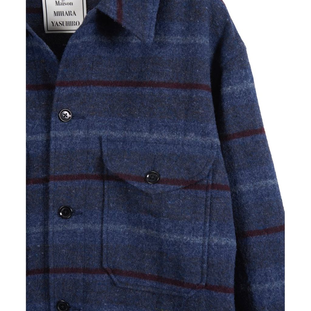 MASSES×Maison MIHARA YASUHIRO  WOOL BLANKET SHIRTS MMY