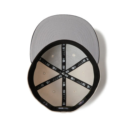 NEW ERA 59FIFTY Powered by GORO NAKATSUGAWA（MIN-NANO） ロサンゼルス・ドジャース ストーン ブラックバイザー