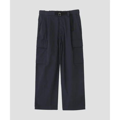 MHL. WASHED COTTON NYLON TROUSERS