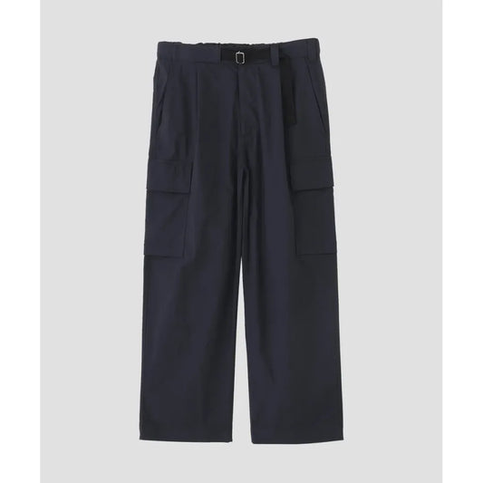 MHL. WASHED COTTON NYLON TROUSERS