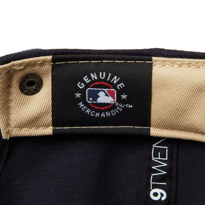 NEW ERA 9TWENTY Khaki Sweat Band ニューヨーク・ヤンキース ネイビー カーキスウェットバンド