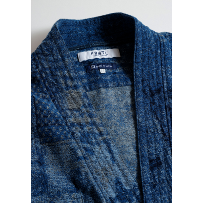 FDMTL BORO JAQUARD HAORI SHIRT RINSE