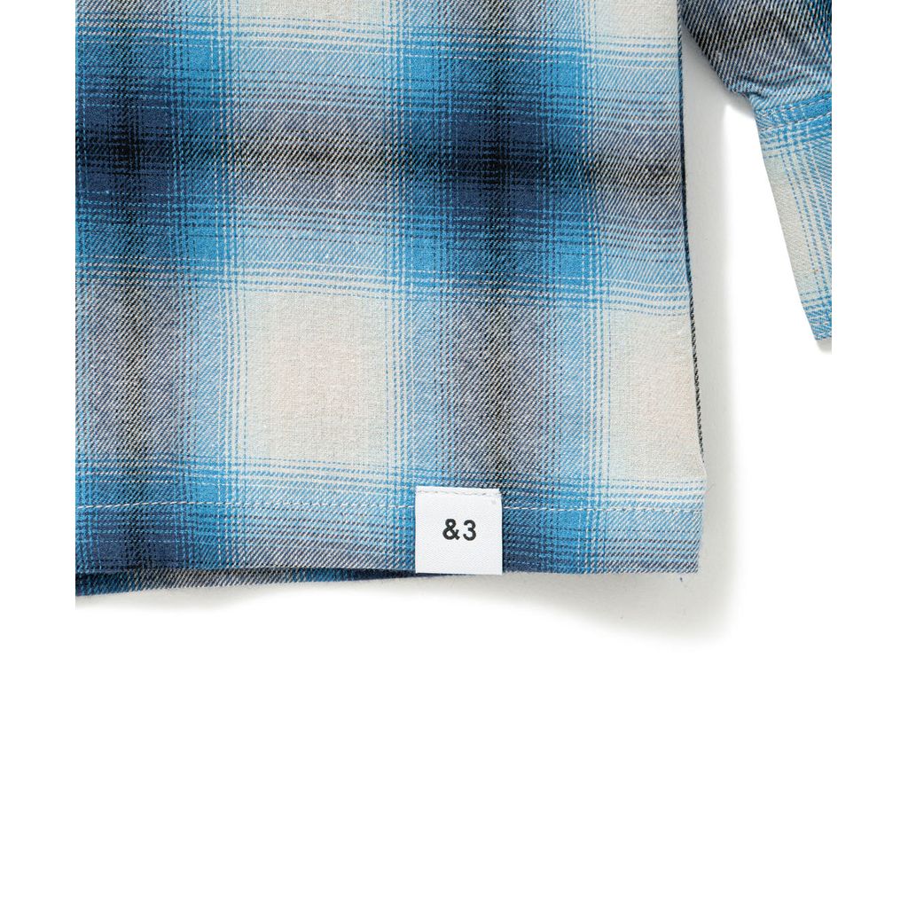 BEDWIN & THE HEARTBREAKERS FIVE BROTHER Ex. L/S CHECK SHIRT "VIN"