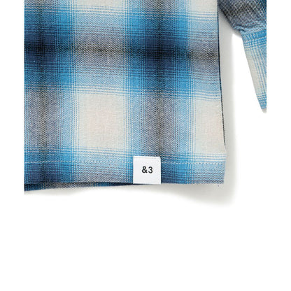 BEDWIN & THE HEARTBREAKERS FIVE BROTHER Ex. L/S CHECK SHIRT "VIN"