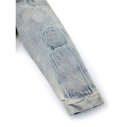 VANDY THE PINK RIDER DENIM JACKET（LIGHT WASH BLUE）