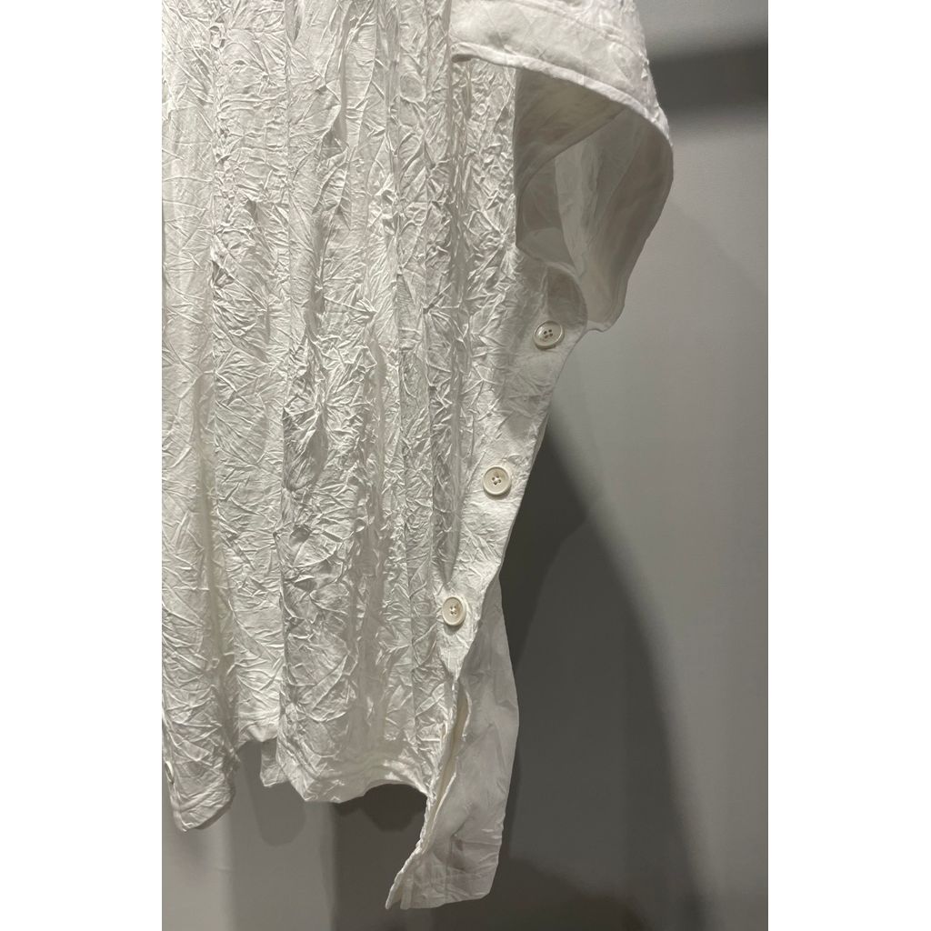 Ground Y CATCH WASHER BIG T WITH SIDE BUTTONS T-SHIRT