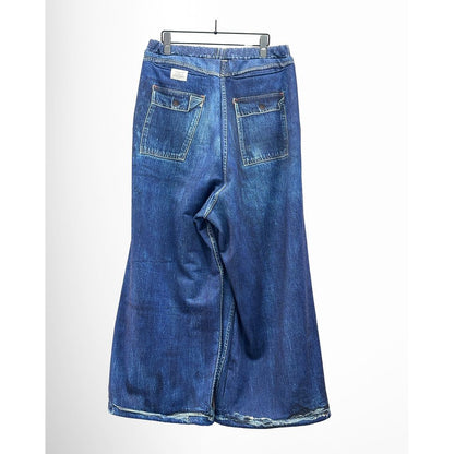 TALKING ABOUT THE ABSTRACTION TRANSCRIPTION RANSFER FLARE PANTS