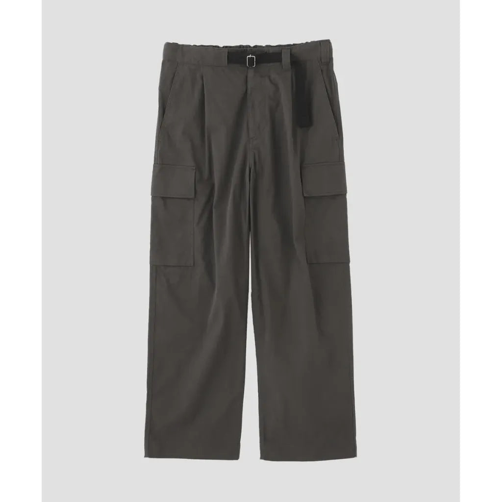 MHL. WASHED COTTON NYLON TROUSERS