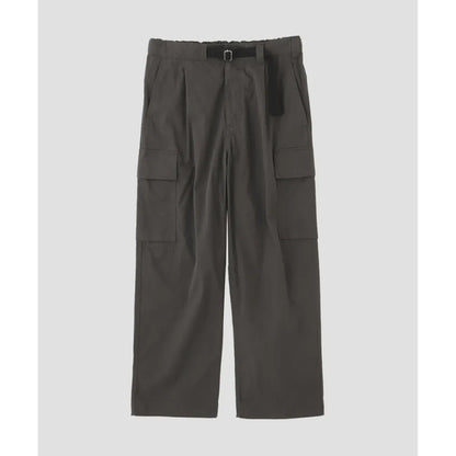 MHL. WASHED COTTON NYLON TROUSERS
