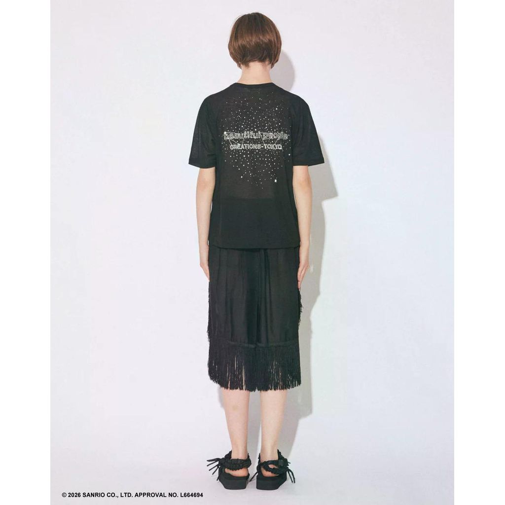 beautiful people MY MELODY&KUROMI 80/1 ELS jersey T