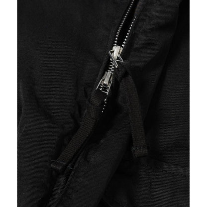 COMME des GARCONS HOMME NYLON TWILL OVER DYE MILITALY JACKET (BLACK)