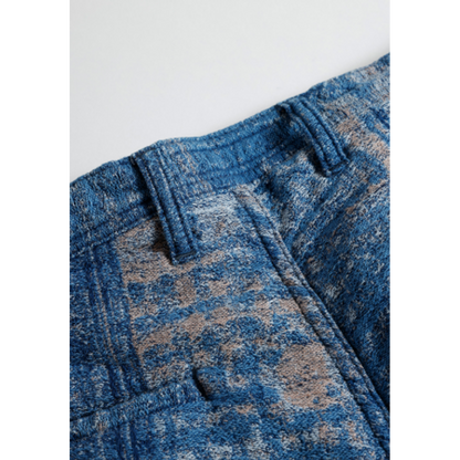 【予約商品】 FDMTL BORO JAQUARD WIDE PANTS 3YR WASH