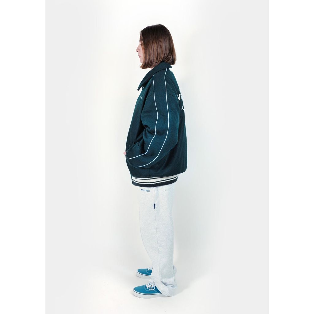 APPLEBUM COLLARED MELTON STADIUM JACKET / 2520604