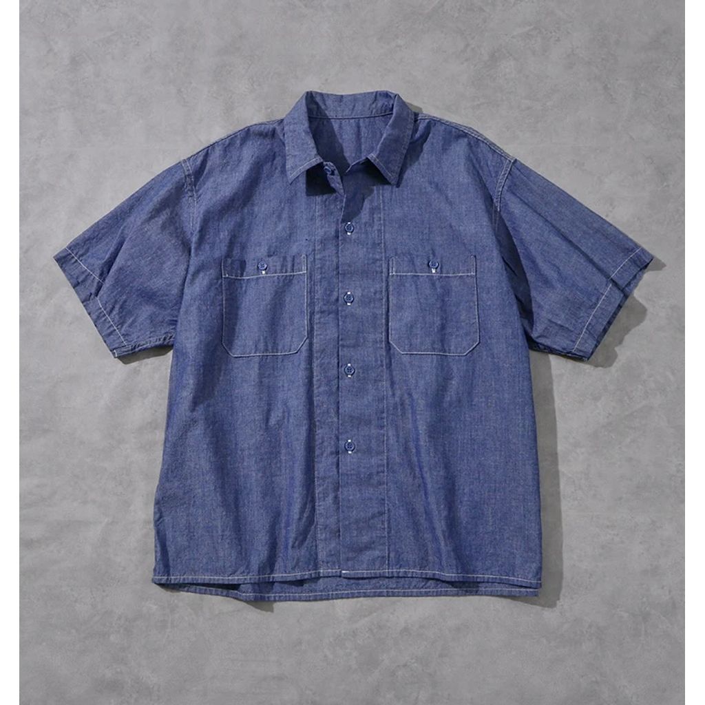 BAMBOO SHOOTS S/S CHAMBRAY SHIRT