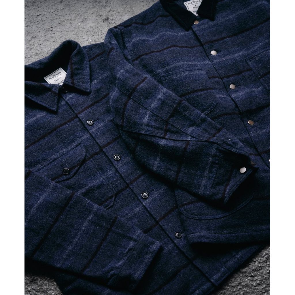MASSES×Maison MIHARA YASUHIRO  WOOL BLANKET SHIRTS MMY