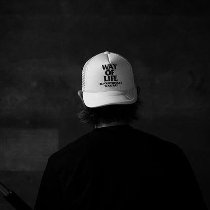 RATS MESH CAP "WAY OF LIFE" （WHITE）
