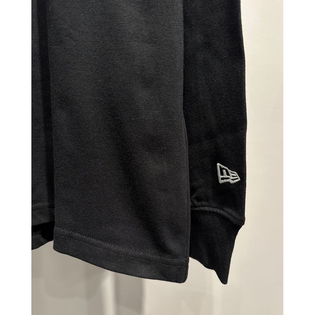 Ground Y×NEW ERA GROUND Y LOGO L/S OVERSIZED PERFORMANCE TEE BLACK