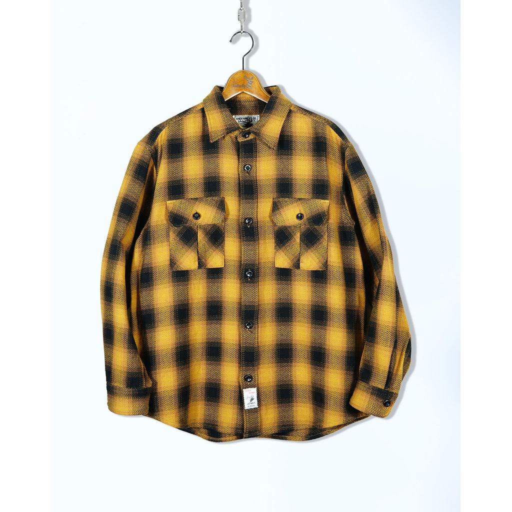 ANDFAMILYS Herringbone Fade Check Jacket