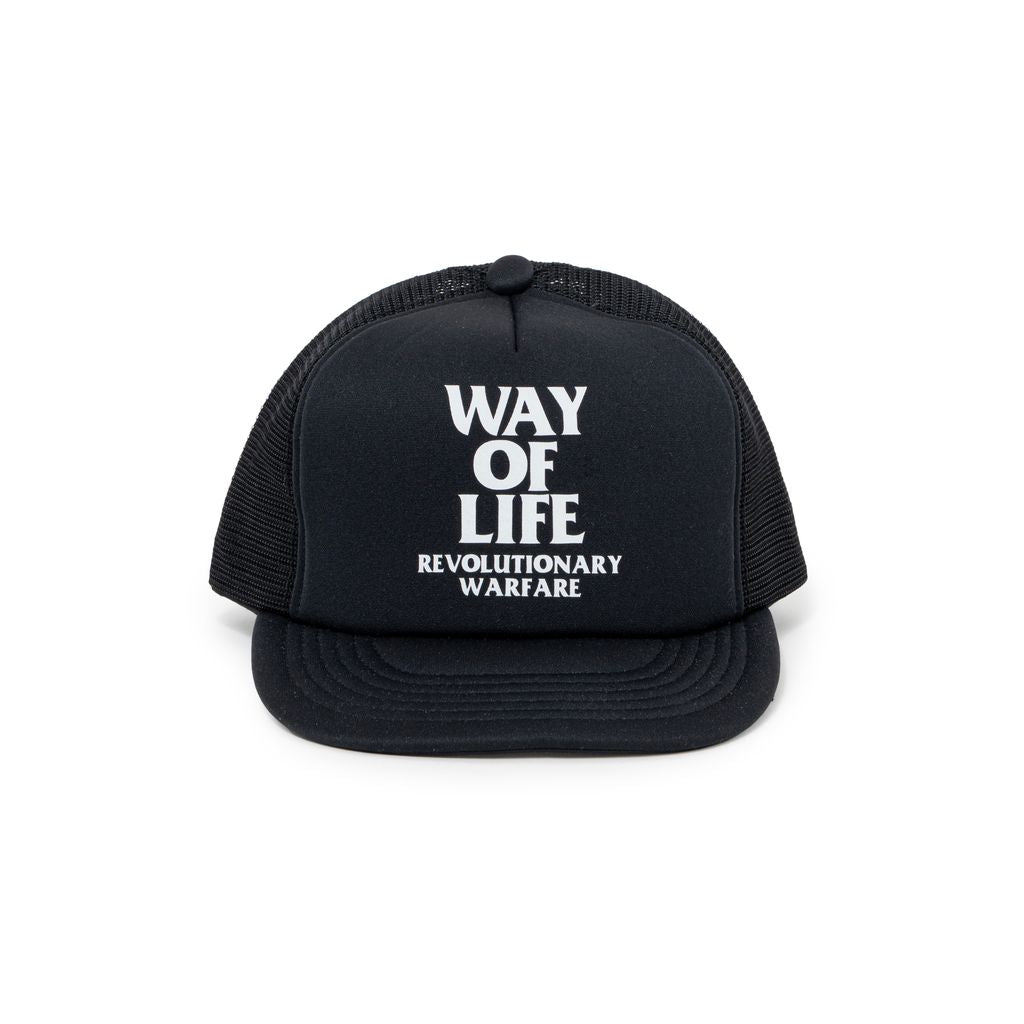 RATS MESH CAP "WAY OF LIFE" （BLACK）