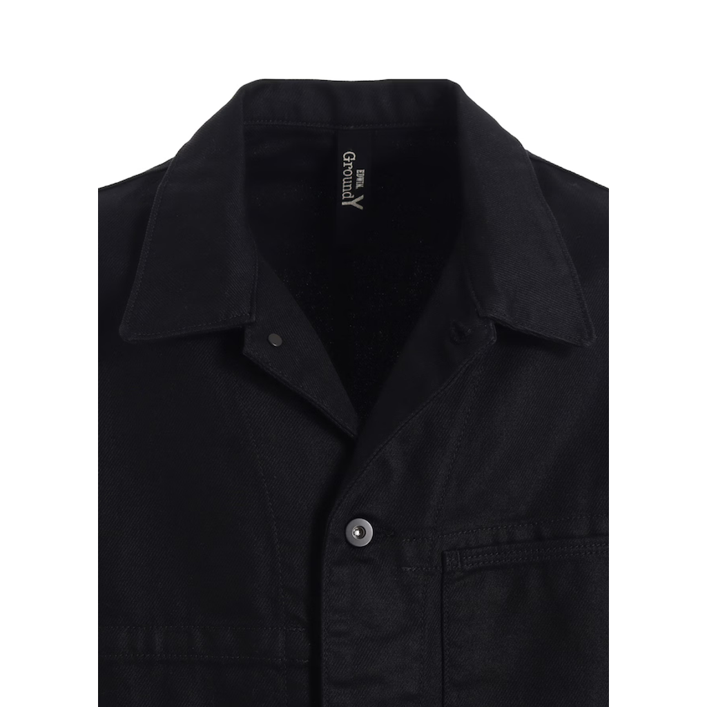 Ground Y×EDWIN 9oz BLACK TWILL COVERALL