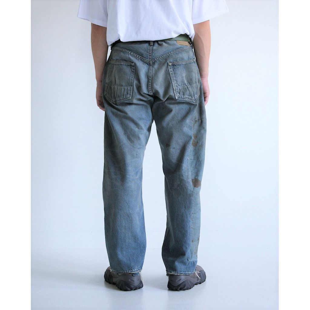 ANACHRONORM  AN291 HARD REMAKED REGULAR TAPERED 5P PANTS INDIGO