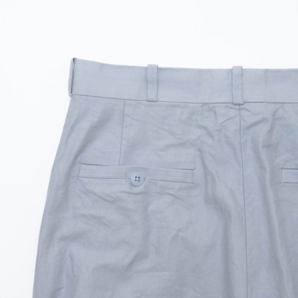 YAECA Chino Cloth Trousers Two Tuck Straight