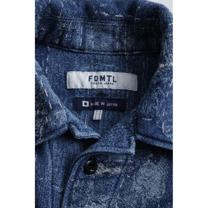 FDMTL FA26SH41JU BORO JACQUARD SHIRT JACKET 3YR WASH