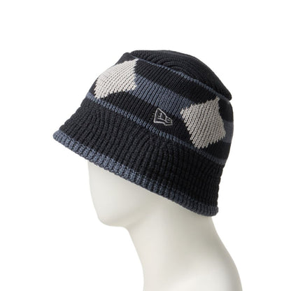 NEW ERA ニットバケット ダイヤモンド ブラック グラファイト  14667671