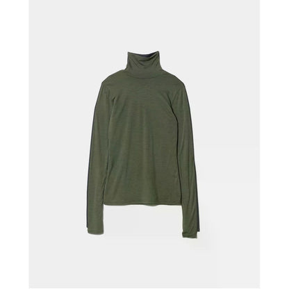 beautiful people flip washable wool jersey high neck top