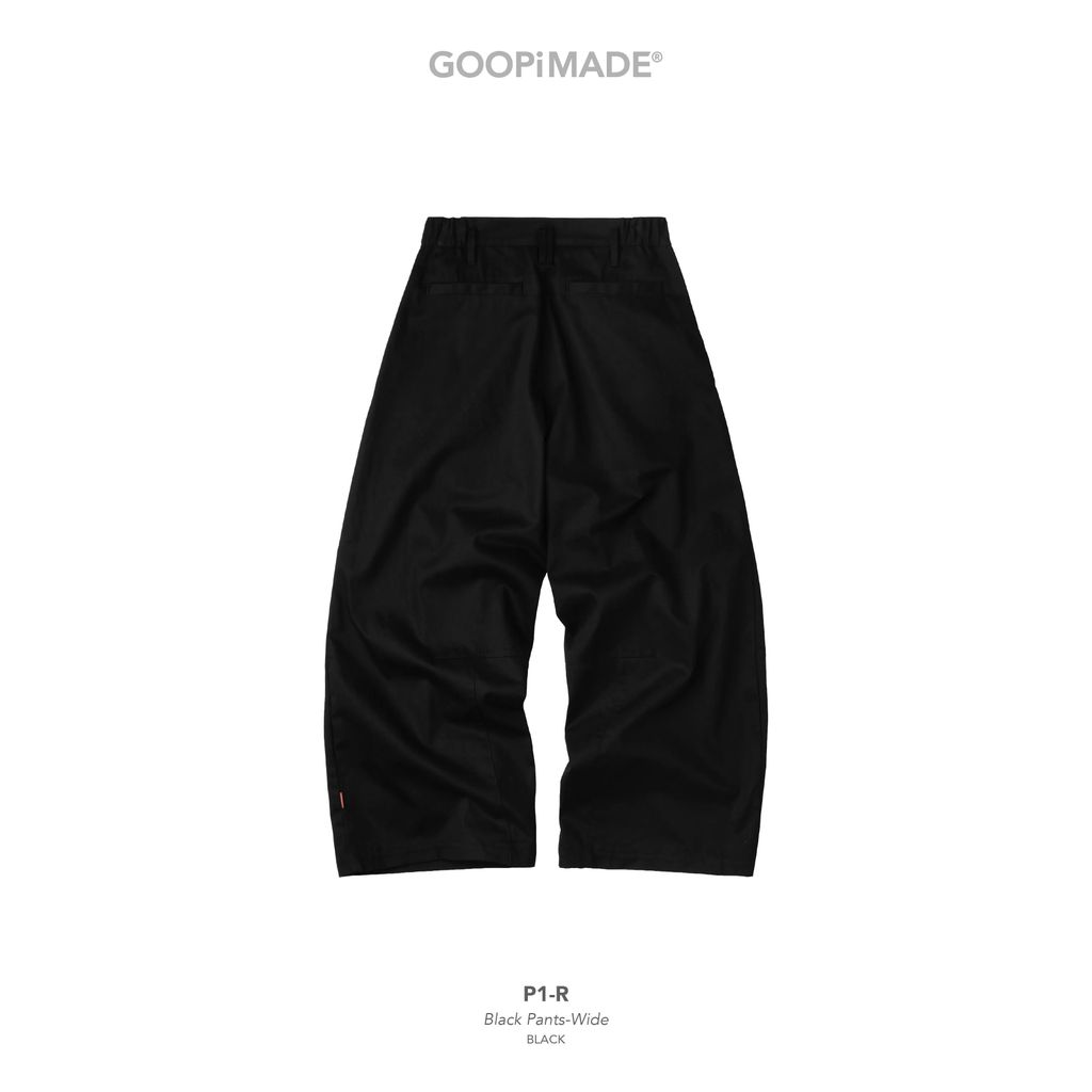 GOOPiMADE P1-R Black Pants-Wide