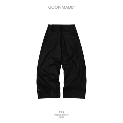 GOOPiMADE P1-R Black Pants-Wide