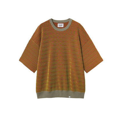 MAGIC STICK ZIGZAG LINED SS CREW