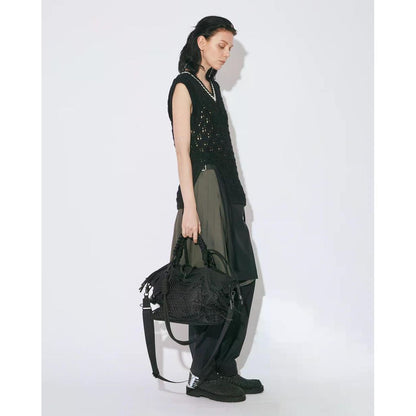 beautiful people  over engineering hanging tote bag