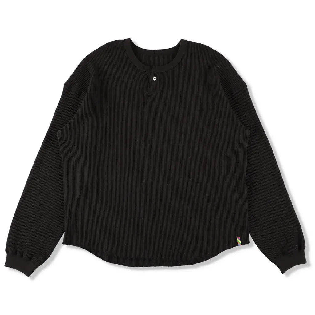 is-ness Thermal Henley Long-sleeve Shirt