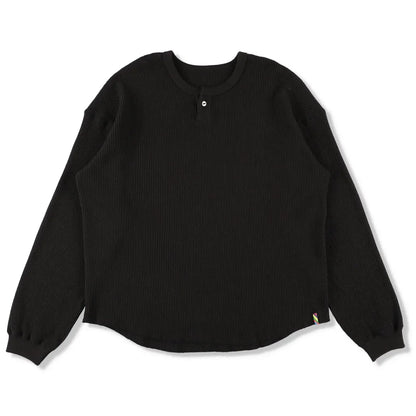 is-ness Thermal Henley Long-sleeve Shirt