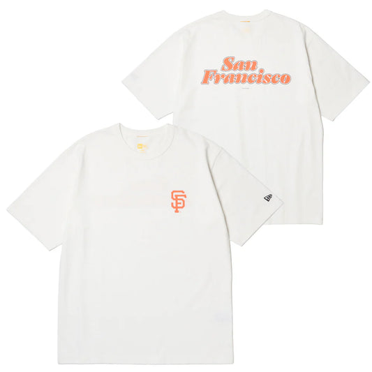 NEW ERA  半袖 ウォッシュドコットン Tシャツ powered by GORO (min-nano) サンフランシスコ・ジャイアンツ